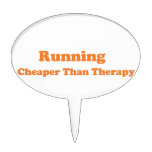 Cheaper than therapy orange cake topper