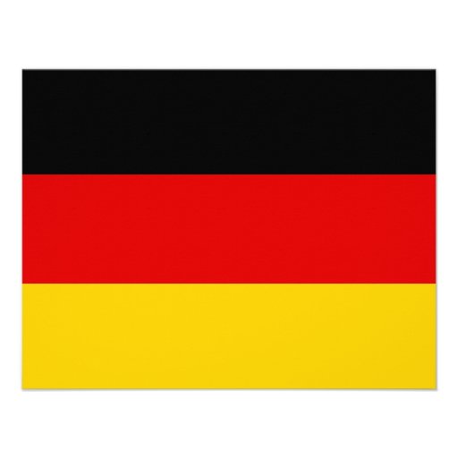 Cheapest German flag Personalized Invite
