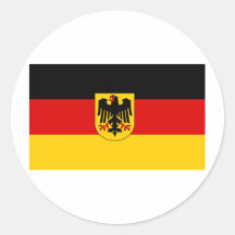 Cheapest German state flag Round Sticker