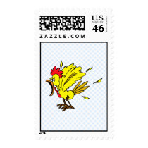 Cheapo Chicken Postage Stamp