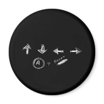 Cheat Code magnets by CasuallyHardcore Cheat Code magnets
