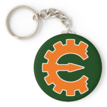 Cheat Engine Logo 2 - Orange Keychains