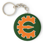 Cheat Engine Logo 2 - Orange Keychains