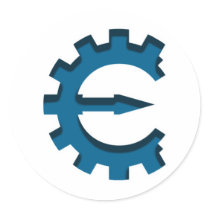 Cheat Engine Logo Round Stickers