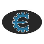 Cheat Engine Oval Sticker