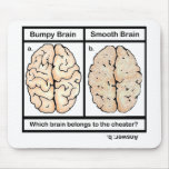 Cheating Brain Mouse Pads
