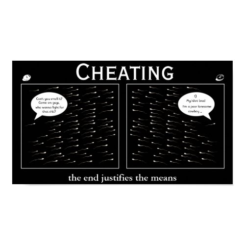 Cheating - Motivational Demotivational print
