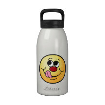 Cheating Smiley Face Grumpey Drinking Bottle