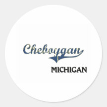 Cheboygan Michigan City Classic Sticker