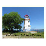 Cheboygan, Michigan Lighthouse postcards
