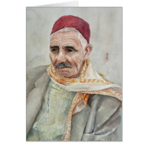 Chéchia Hat Man with Shawl cards by melissaenderle Chéchia Hat Man with Shawl cards
