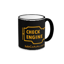 Check Engine Mug mugs