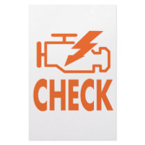 Check Engine Stationery Paper