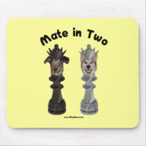 Check Mate in Two Dogs Mousepads
