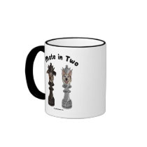 Check Mate in Two Dogs Coffee Mug
