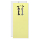 Check Mate in Two Dogs rack cards