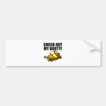 Check Out My Booty Bumper Sticker