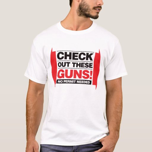 chicken and guns t shirt