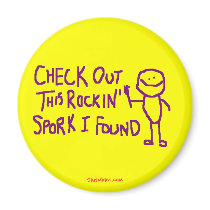 Check Out This Rockin Spork I Found magnets