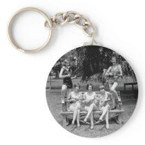 Check Out Those Ukuleles! - 1920s Keychain