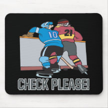 Check Please Mouse Pad