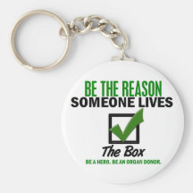 Check The Box Be An Organ Donor 4 Keychains