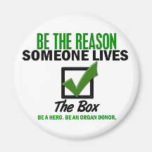 Check The Box Be An Organ Donor 4 Magnets
