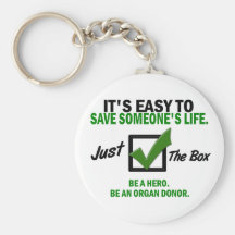 Check The Box Be An Organ Donor 5 Key Chains