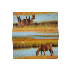 Checkbook Cover With Horse