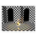 Checker Board Marble Poster posters