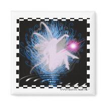 Checker Fairy Magnet