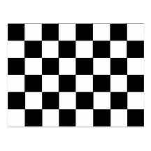 Checker Pattern Postcard