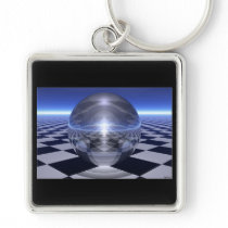Checker Spheres keychains