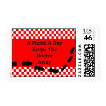 Checkerboard Ants Postage