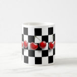 Checkerboard Cherries Mug