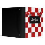 Checkerboard Cherries Recipe Binder