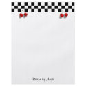 Checkerboard Cherries Recipe Paper flyer