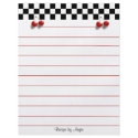 Checkerboard Cherries Recipe Paper flyer
