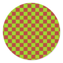 Checkerboard Gone Mad stickers