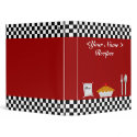 Checkerboard Recipe Binder by cyclegirl Checkerboard Recipe Binder