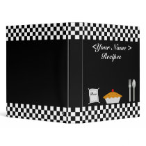 Checkerboard Recipe  Book 3 Ring Binders