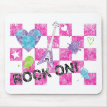 Checkerboard Rock mousepads