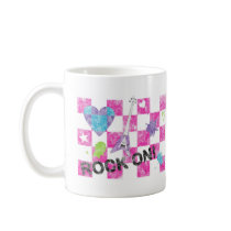 Checkerboard Rock mugs