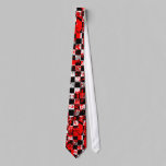 Checkerboard Splatter ties
