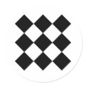 Checkerboard stickers