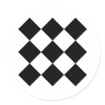 Checkerboard Sticker