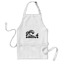Checkerboard Wave Apron