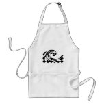 Checkerboard Wave Apron