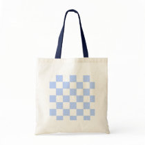 Checkered Baby Blue bags