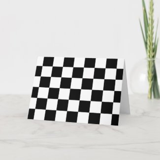 Checkered Black and White